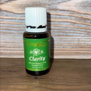 Opened Young Living Clarity Essential Oil - Approx 75% Full